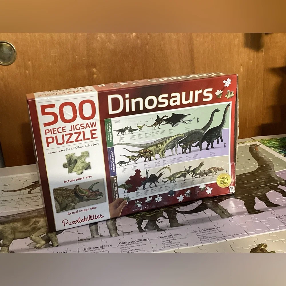 Puzzlebilities 500 Pc Dinosaurs Puzzle
